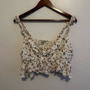 American Eagle Floral Tiny Top